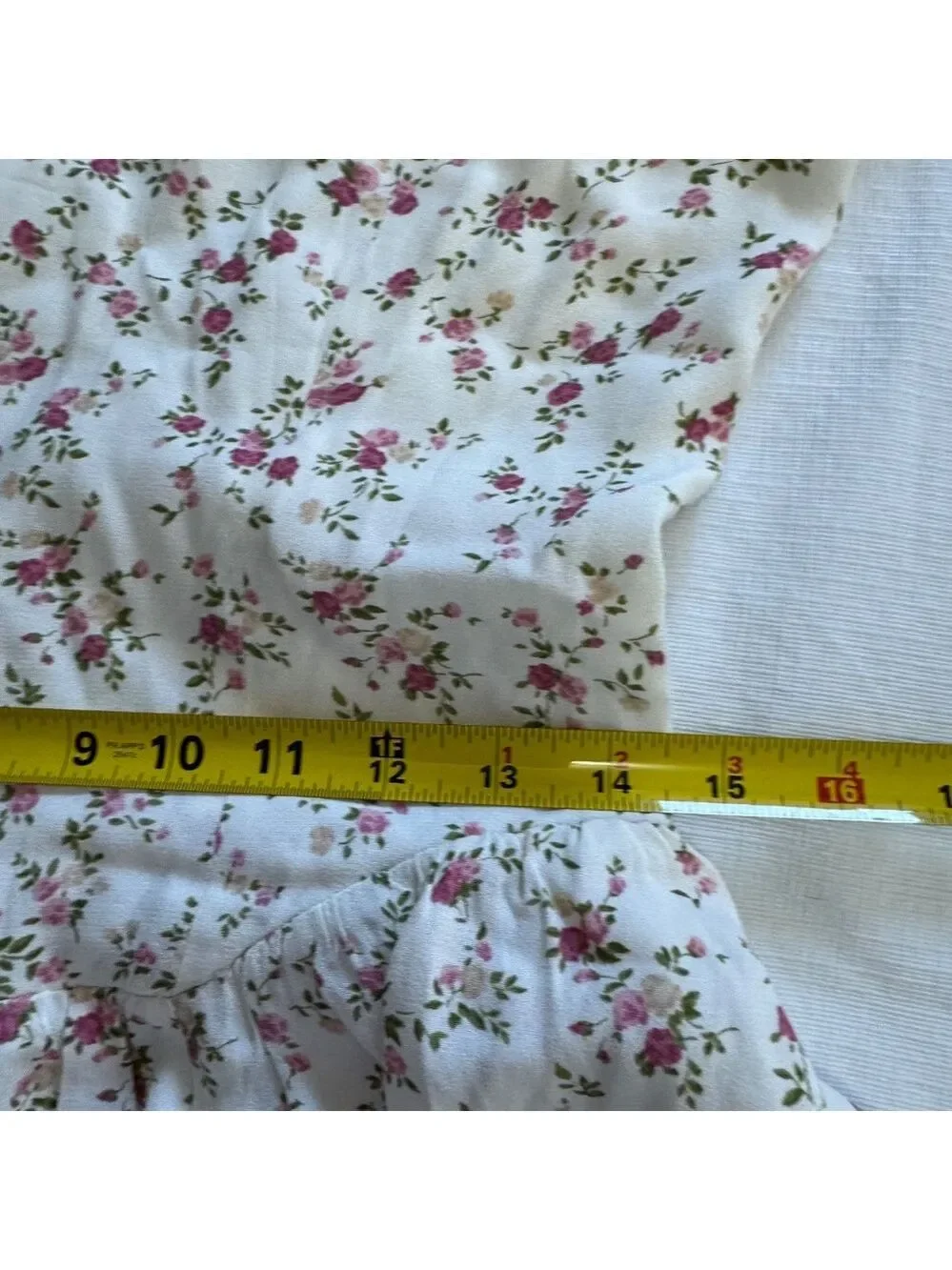 Reformation Ladonna Ivory Floral Midi Dress size 8 - Picture 11 of 14